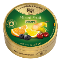 9x200g Cavendish & Harvey Mixed Fruit Drops