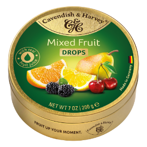9x200g Cavendish & Harvey Mixed Fruit Drops