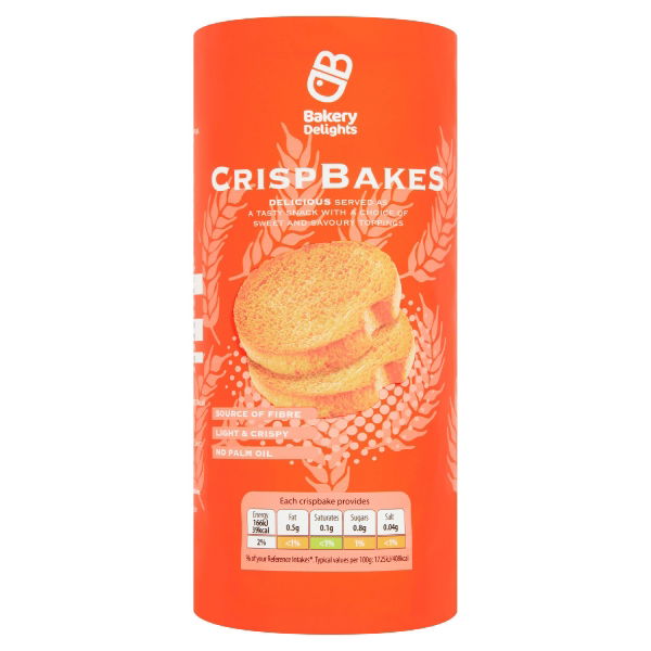 12x125g Bakery Delights Crispbakes