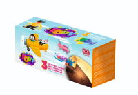 24x60g Surprise Eggs "Popy" Milk/White Chocolate 