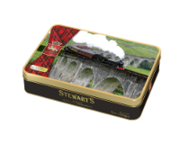 6x150g Stewart's Tartan - Glenfinnan Shortbread Tin  