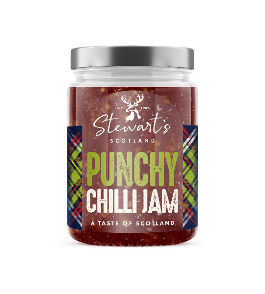 6x330g Stewart's Punchy Chilli Jam