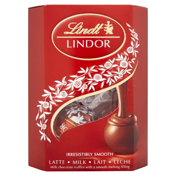 6x337g Lindt Lindor Milk Cornet