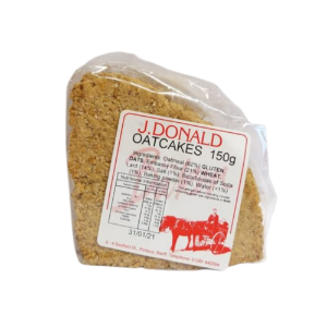 25 x 150g J Donald Oatcakes